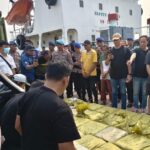 Pengungkapan Narkoba 2 Ton di Belawan, 8 Tersangka dan Kapal Global 168 Diamankan