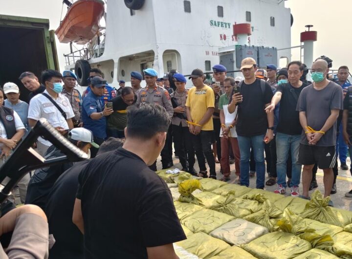 Pengungkapan Narkoba 2 Ton di Belawan, 8 Tersangka dan Kapal Global 168 Diamankan