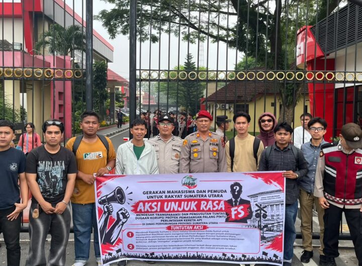Mahasiswa Desak Polda Sumut Ungkap Dugaan Korupsi Proyek Palang Pintu Kereta Api Rp3 Miliar