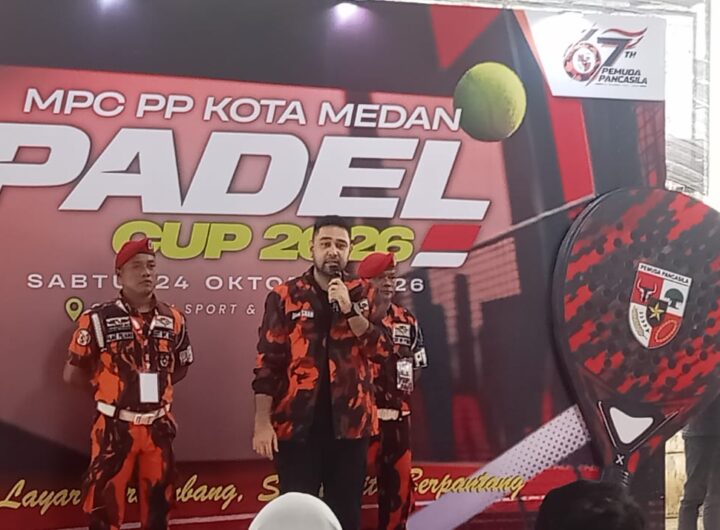 HUT ke-67, MPC PP Kota Medan Gelar Turnamen Padel Hadirkan Hadiah Puluhan Juta Rupiah