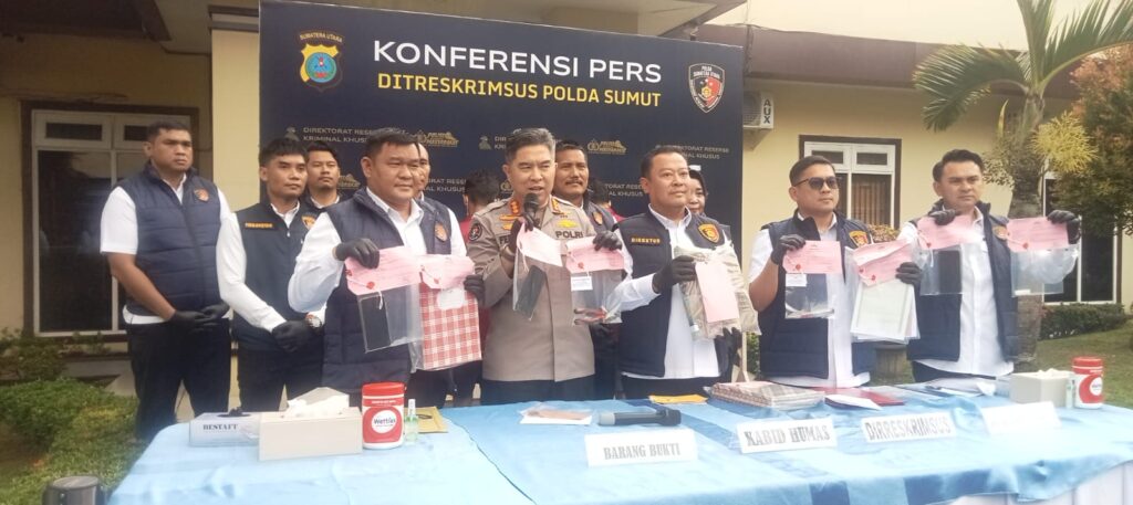 Ditreskrimsus Polda Sumut Ungkap 5 Kasus Penyelewengan BBM, Ringkus 6 Tersangka