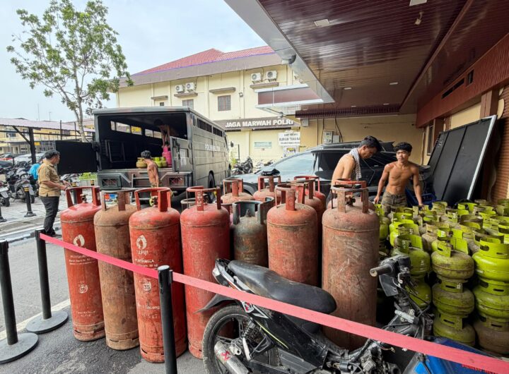 Sempat Digrebek Kodaeral l Belawan, Gudang Gas Oplos Terduga Milik Riko Kembali Beroperasi di Percut