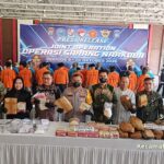 Polresta Deli Serdang Amankan 57 Tersangka Narkoba, Sita 23 Kg Sabu dan 24 Kg Ganja
