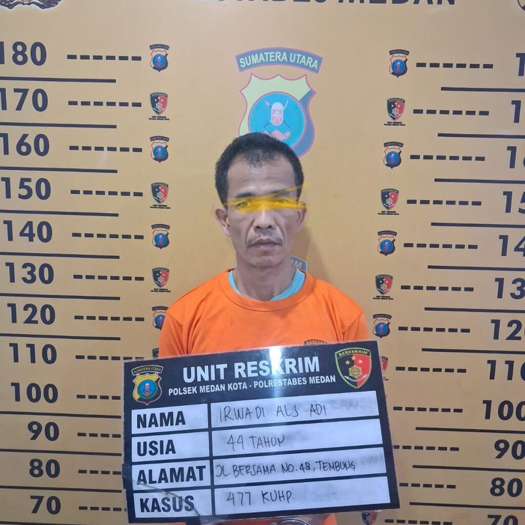 Penjaga Malam Bobol Rumah Kosong di Jalan Madong Lubis