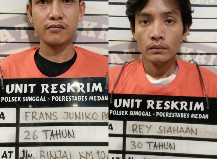Viral, Ini 2 Maling di Gereja Pardede Jalan Binjai