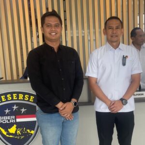 Aktivis Hukum Dhani Lubis Diskusikan Kejahatan Siber dengan Direktur Siber Polda Sumut
